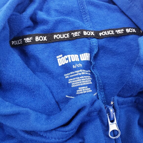 BBC Doctor Who TARDIS One Piece Romper with Hood - Picture 4 of 4